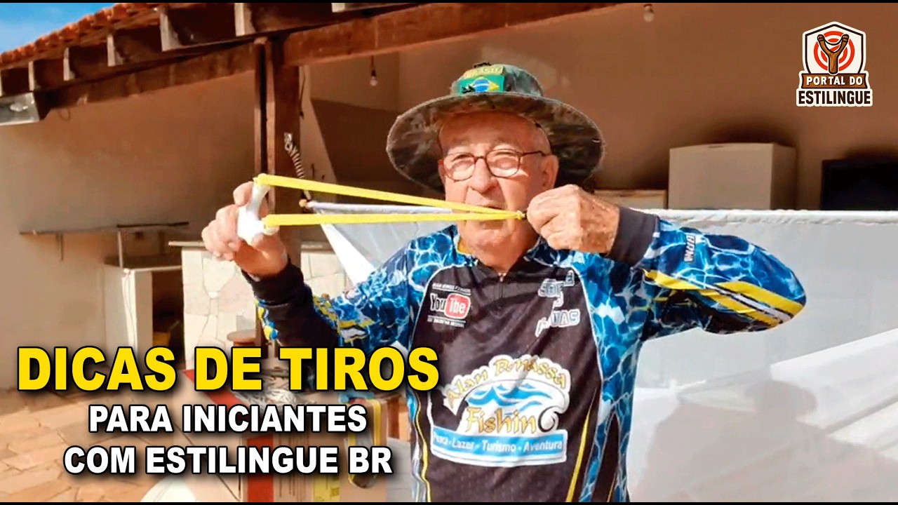 DICAS DE TIROS para iniciantes com ESTILINGUE BR - Portal do Estilingue com Ailton Bonassa