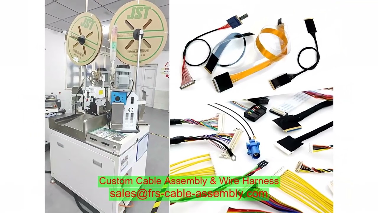 3-Phasen-Stromkabel zum Verkauf MCX-Assembly Df19 für LVDS-Kabel Kommunikationslieferanten