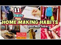 11-Everyday Habits To Keep Yr Home Clean & Organized ✅| How To Keep Home Clean&Organized |WomeniaATF