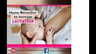 Home Remedies to Increase Lactation