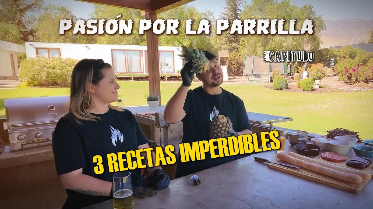 Prieta abierta, Arrechera con Bombas de papa y Piña asada con canela. Capitulo 1- Pasionxlaparrilla.