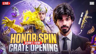 BGMI LIVE HONOR SPIN CRATE OPENING #iQOO #iQOO15R !kick