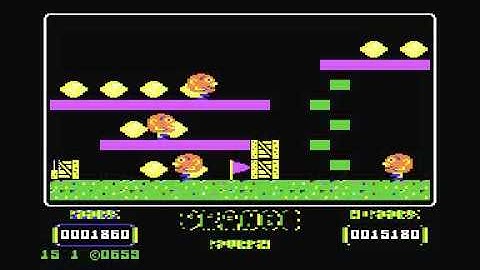 Commodore 64 game hacking video