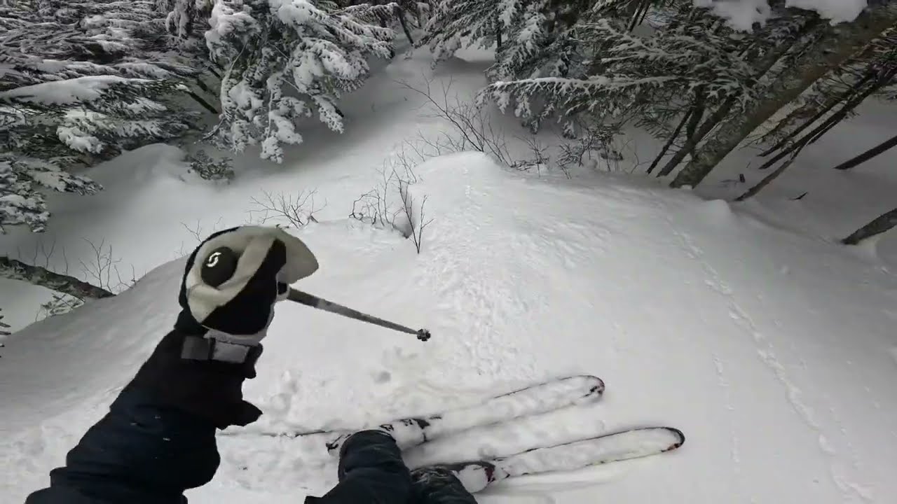 Secret ledge entrance to Cloudsplitter glades - Whiteface