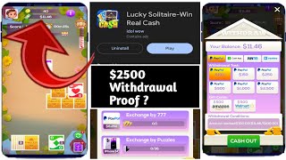 Lucky Solitaire App Real Or Fake - Lucky Solitaire App Withdrawal Proof - Lucky Solitaire App Review screenshot 1