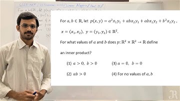 CSIR NET Mathematics | 26 Nov / June 2020 | Part B | Linear Algebra | Solved problems | 11