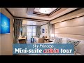 Cabin tour minisuite on sky princess e223 cat mc