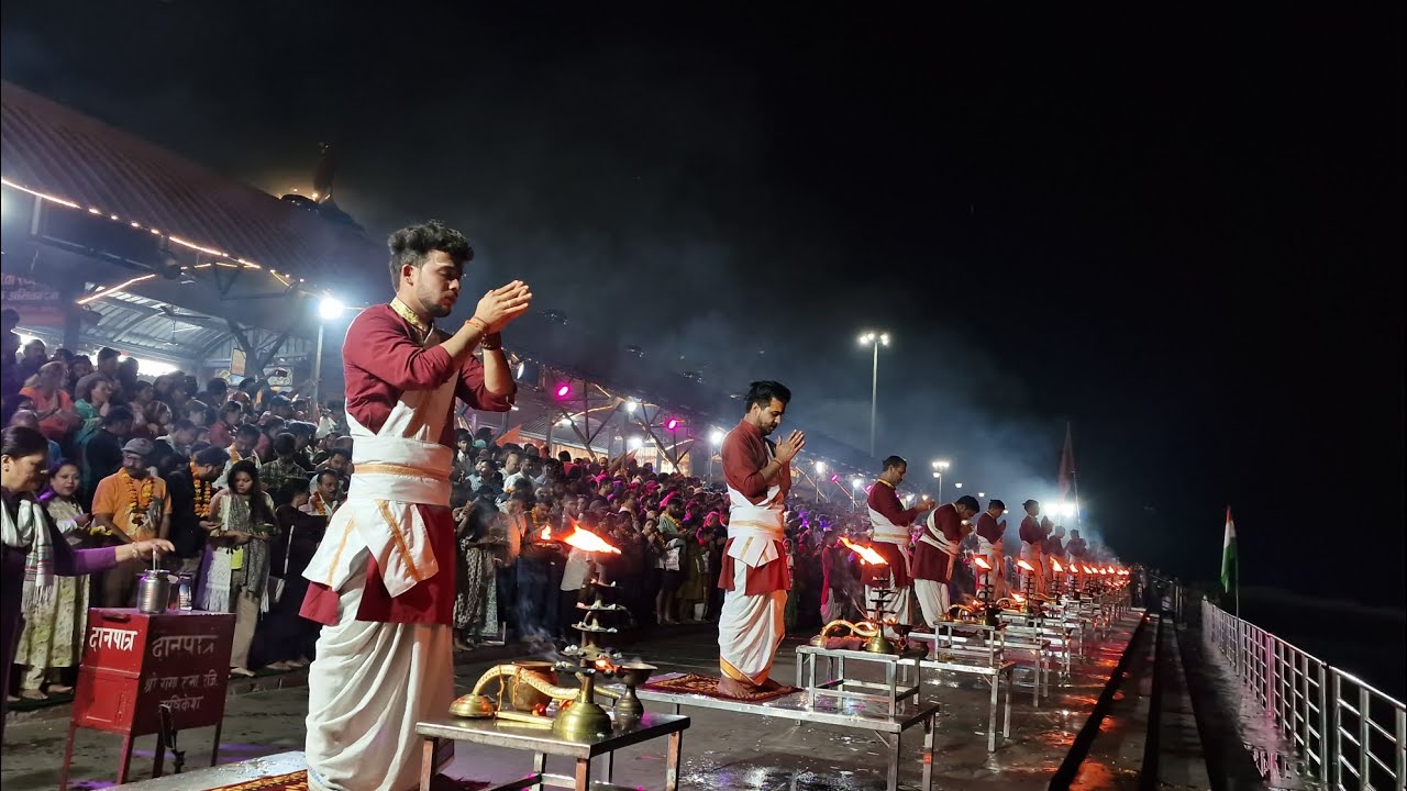 Live ganga aarti tirveni ghat rishikesh  25/02/26