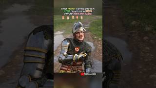The DEVELOPERS made a GREAT REFERENCE to Martin’s words from the FIRST Kingdom Come: Deliverance 😱