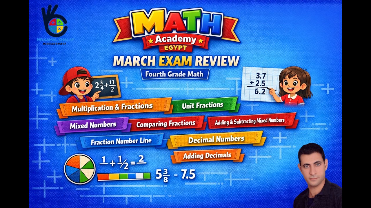 March revision - math grade 4 - YouTube