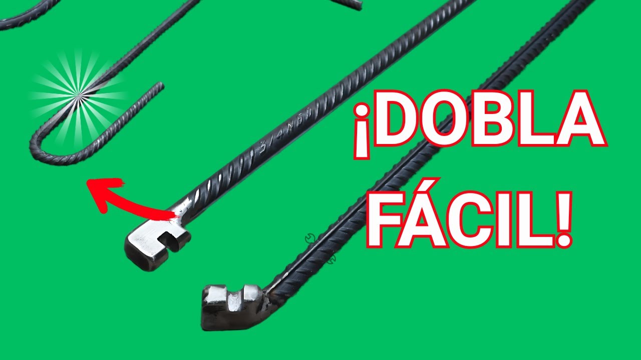 Como hacer grifas para doblar varillas de 3/8 y 1/2