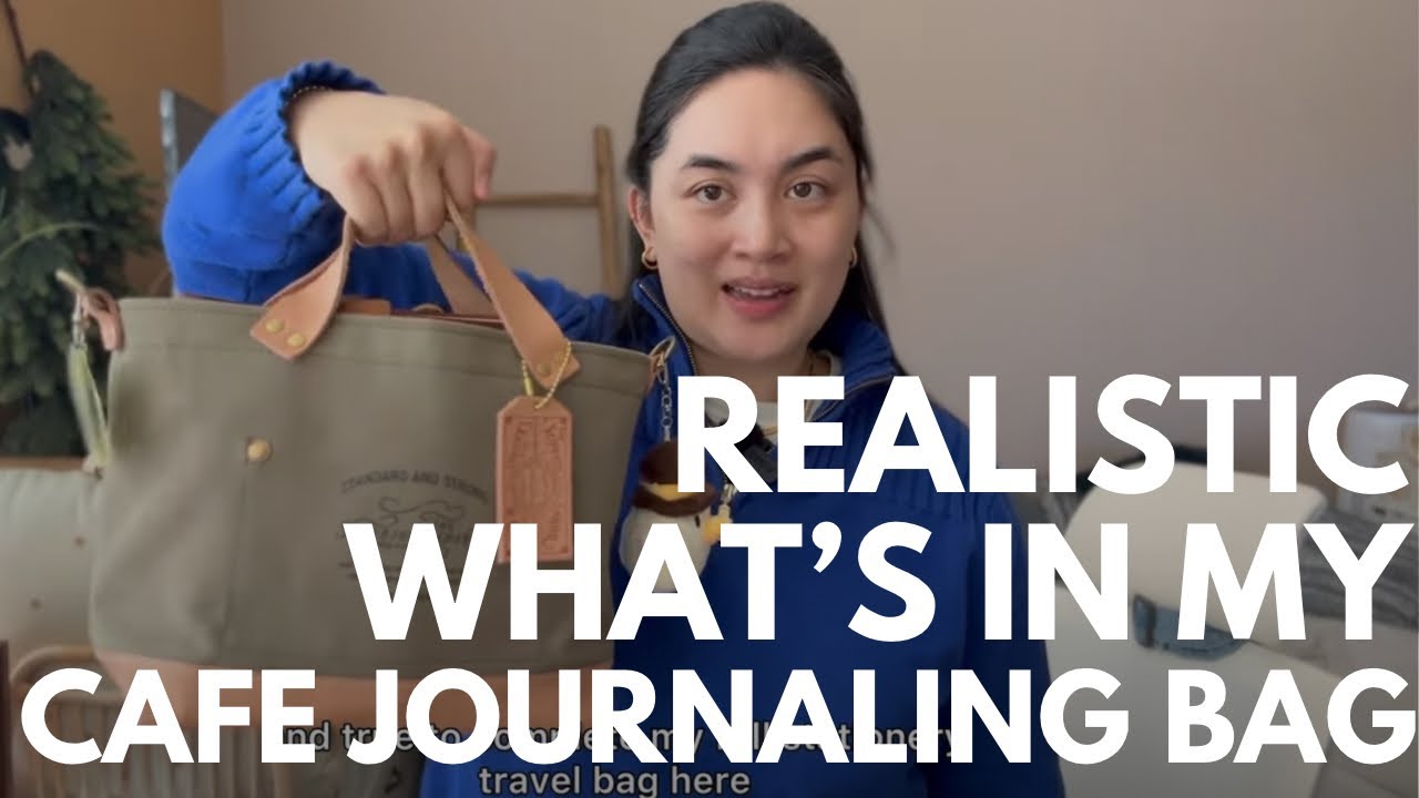 Realistic What I Pack to Cafe Journal
