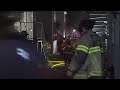 Fire breaks out at mostly vacant apartment building on Corporate Drive
