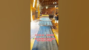 15. Cốp pha 4m #Formwork 4m ⚒️ Film faced plywood #wood #Engineering #construction  #export #7c