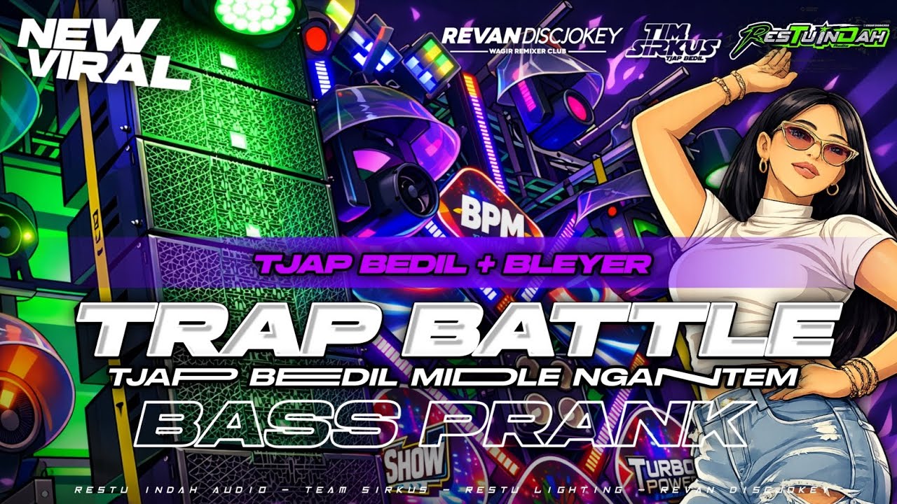 DJ TRAP BATTLE BASS PRANK MIDLE TULOP || RESTU INDAH AUDIO TEAM SIRKUS TJAP BEDIL 