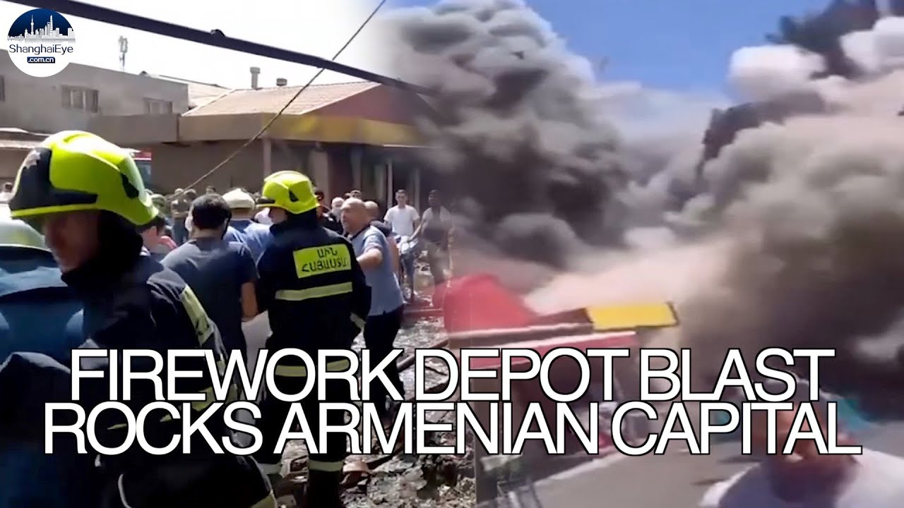 MOMENT: At least 1 dead as market in Yerevan, Armenia blown up in apparent firework depot explosion