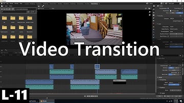 How to Add Video Transition Using Blender | Video Editing Tutorial in Hindi / Urdu | HDsheet