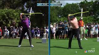 Tiger Woods Golf Swing Before and After His Violent Car Crash