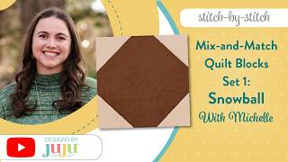 Mix and Match Blocks: Set 1 Snowball | Designs by JuJu