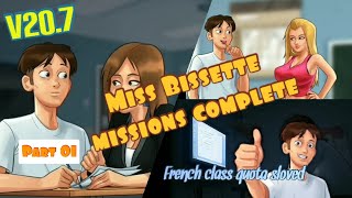 summertime saga miss bissette all missions|full walkthrough
