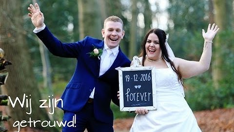 WIJ ZIJN GETROUWD! ❤️ (19-12-2016)