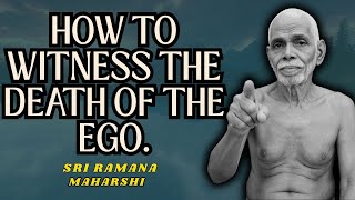 🛑TRY THIS SILENCE EXPERIMENT AND WITNESS THE DEATH OF THE EGO (A PRACTICAL GUIDE BY RAMANA MAHARSHI)