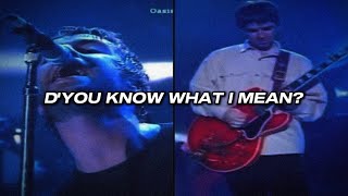 Oasis - D'You Know What I Mean? // subtitulado en español - YouTube