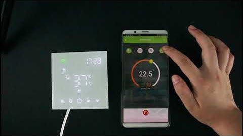 How to connect WIFI with your thermostat?