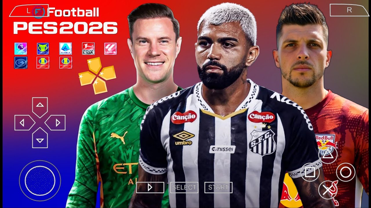 EFOOTBALL PES 2026 PPSSPP ATUALIZADO COM BRASILEIRÃO E EUROPEU DOWNLOAD MEDIAFIRE link direto