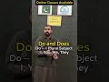Do Does difference #reels #100 #ielts #englishgrammar #english #englishwithjamaal #trending #tiktok