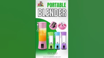 Portable Blender by Incredible Blender: Fresh Smoothies Anywhere! 🥤✨ #freshjuiceblender
