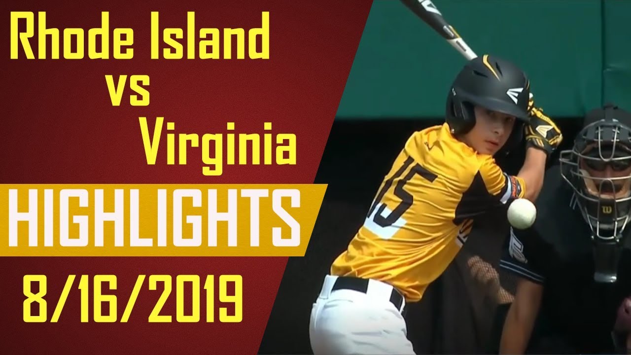 Little League World Series 2019 Rhode Island vs Virginia Highlights