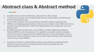 Abstract Classes and Abstract Methods in Python | Python Programming for Beginners
