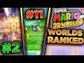 Ranking The BEST And WORST Worlds In Super Mario 3D World!