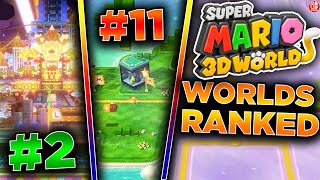 Ranking The BEST And WORST Worlds In Super Mario 3D World!