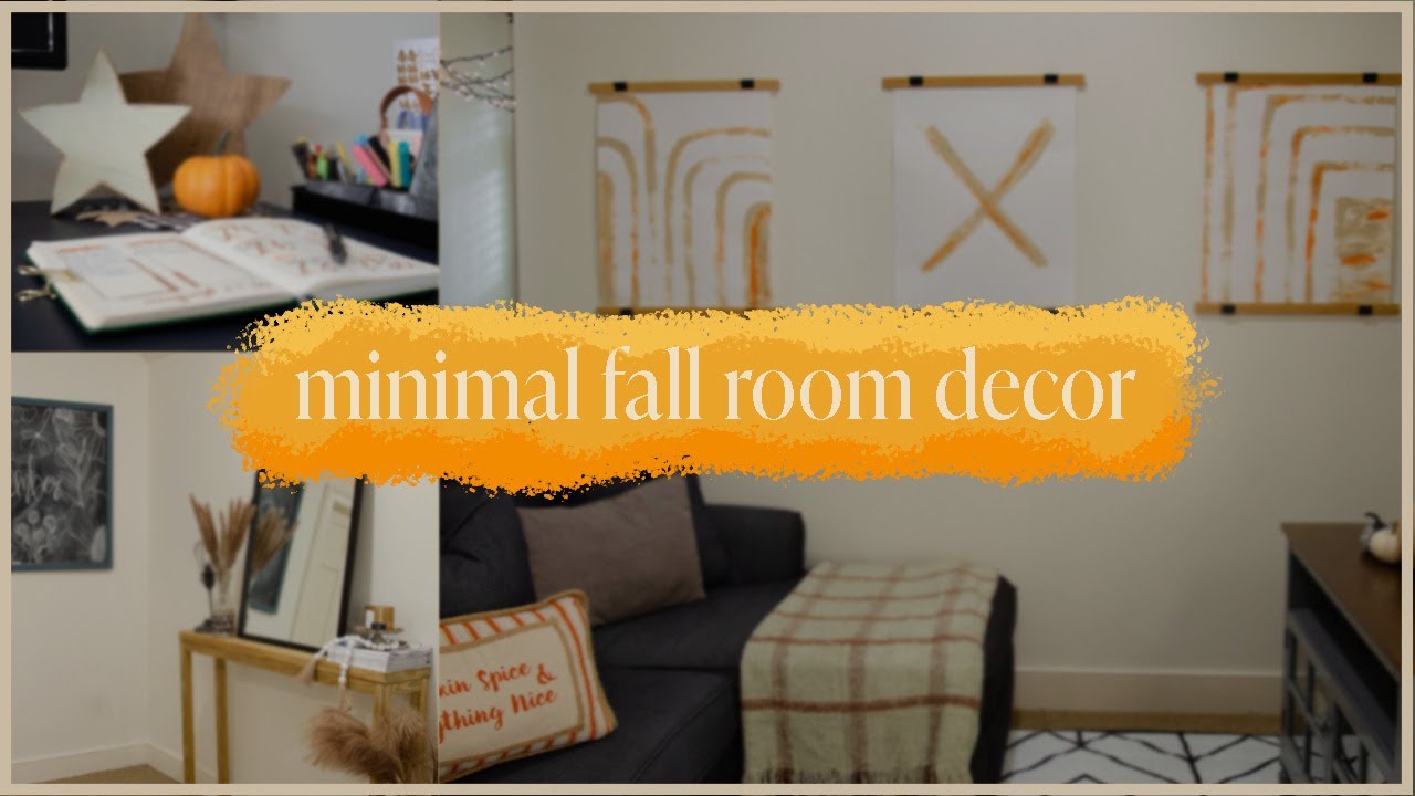 🍁🍂 Minimal Fall Room Decor 🍂🍁