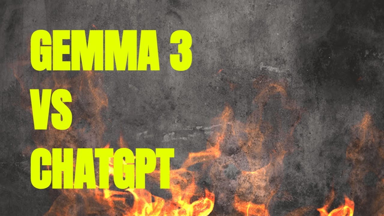 Gemma 3 vs ChatGPT: The AI Battle Everyone's Watching