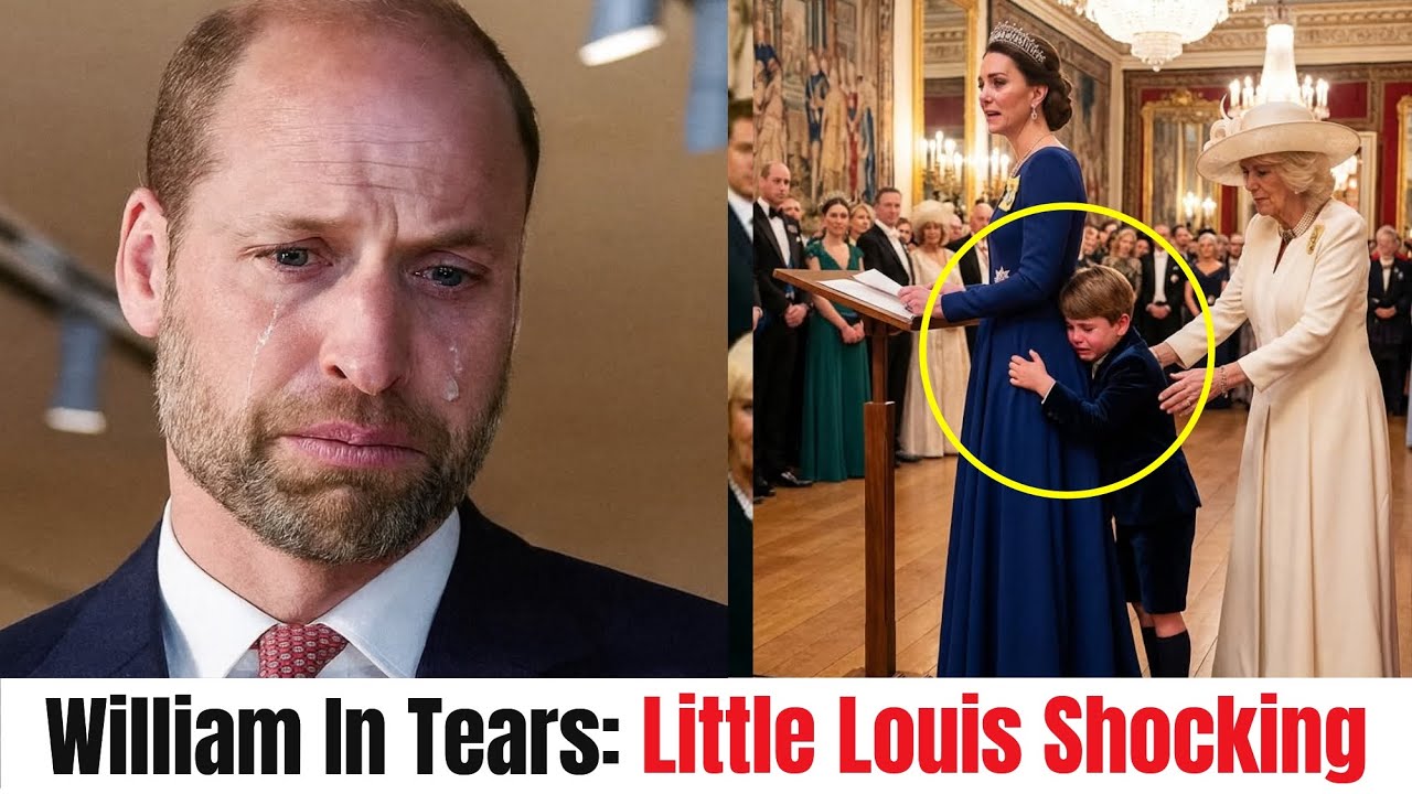 Шокирующая новость: Уильям в слезах, когда Кэтрин достойно встала на защиту принца Луи!