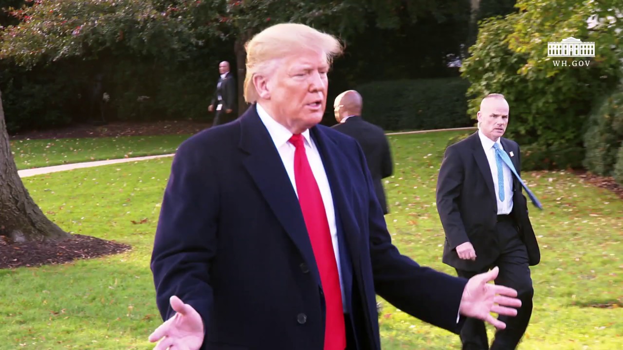 11/04/19: Pesident Trump Delivers Remarks Upon Departure
