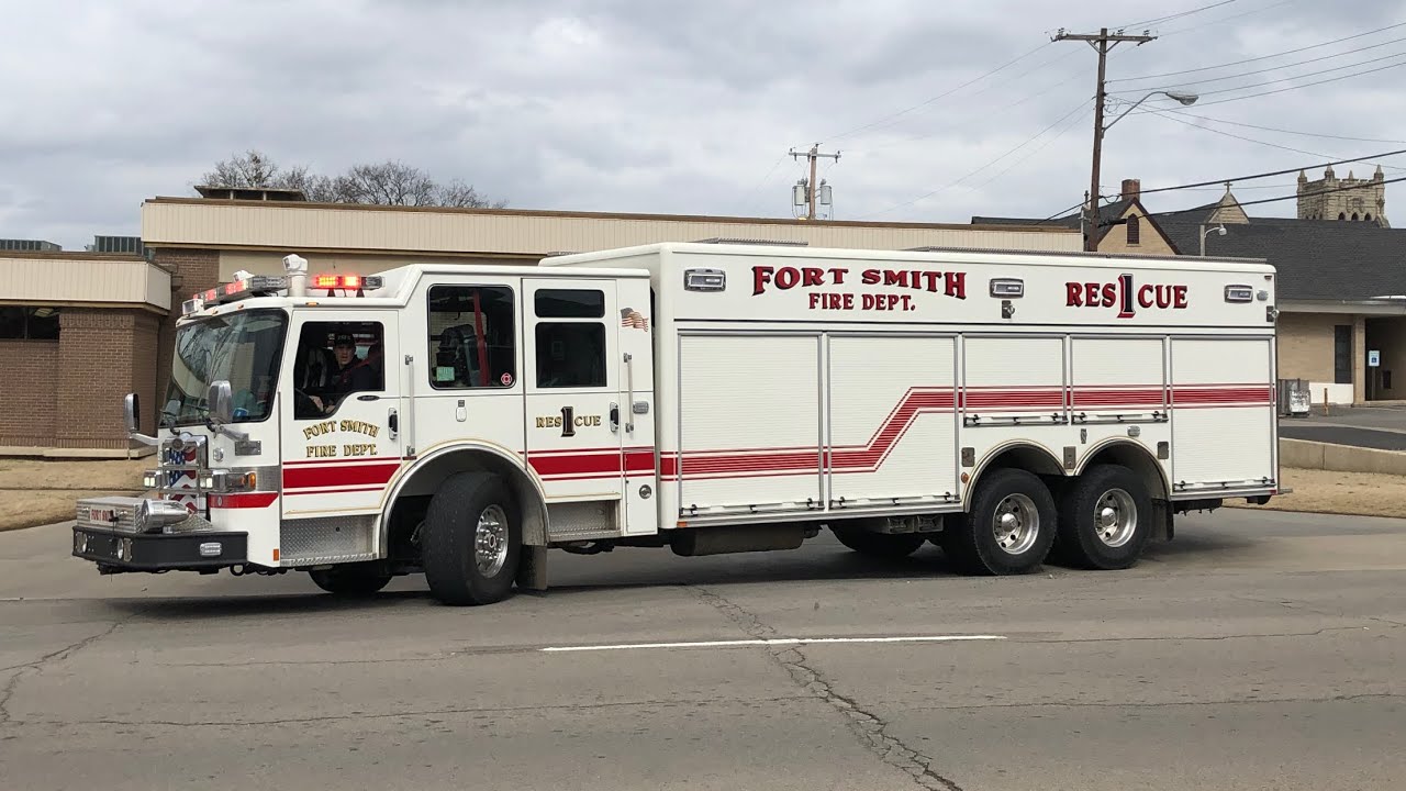 Fort Smith Fire Department Rescue 1 Responding YouTube