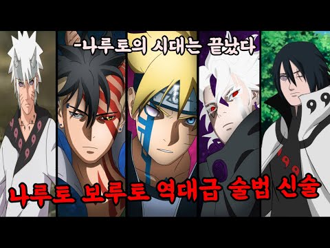 나루토 보루토 S랭크 술법을 초월한 최종보스 신술 사용자 총정리