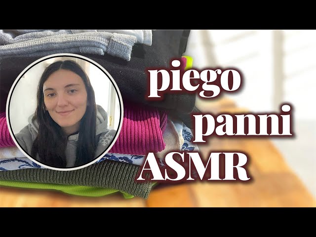 Piego Panni ASMR (Fabric Sounds) 😴