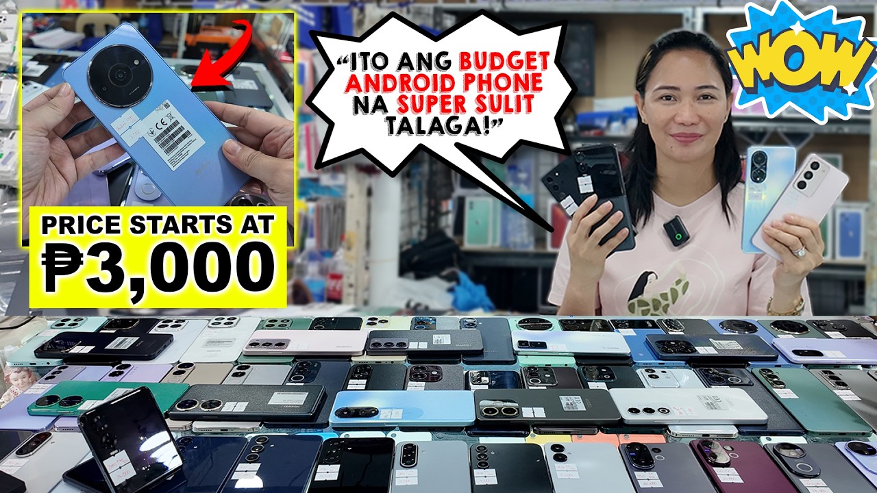 BUDGET PHONE BA HANAP MO? AS LOW AS ₱3,000 MAY ANDROID PHONE SECONDHAND ORIGINAL KANA SULIT DITO!