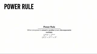 Power Rule (Powers) | Arithmetic #47