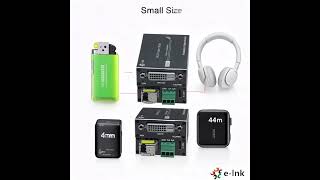 4K Series Mini 4K DVI Fiber Extender 4K@60Hz Uncompressed + RS232 Up to 80km Ultra-Compact Design