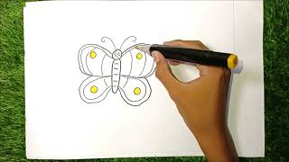 BUTTERFLY For You | How To Drawing BUTTERFLY