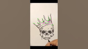 Troll face drawing | skull drawing #drawing #shorts  #trollface
