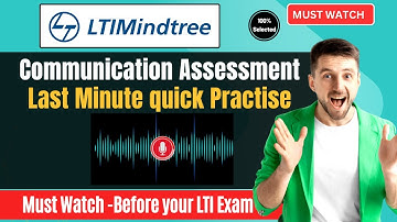 🔥LTI Mindtree Communication Assessment Important Questions |  Questions & Answers for Practice