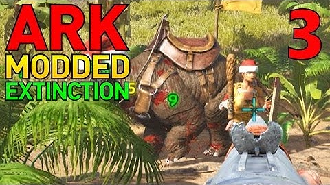[3] Offline Raided By NPCs?!? (ARK Extinction Core - ARK Modded Survival Multiplayer Season 4)