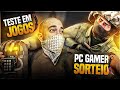 GAMEPLAY no PC GAMER do SORTEIO!! RYZEN 3 2200G, VEGA 8, 16GB | GTA V, CSGO E VALORANT | RODOU LISO?
